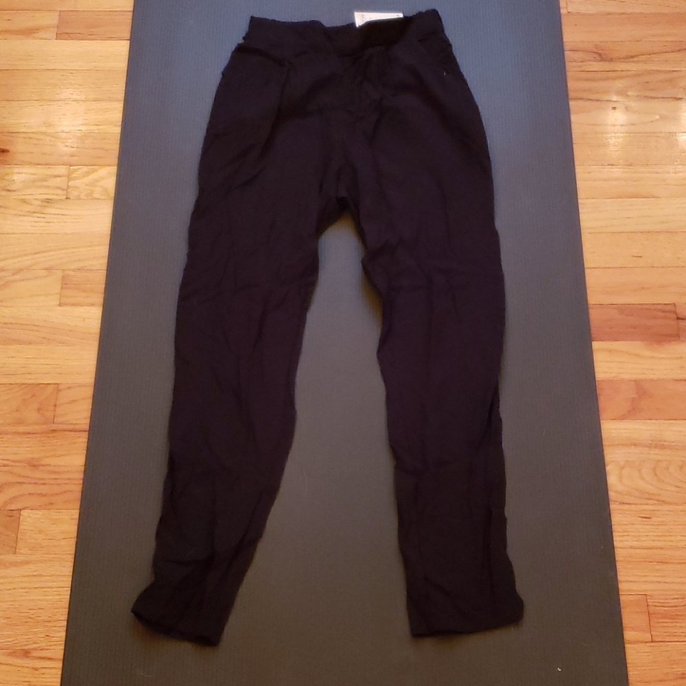Black fancy joggers